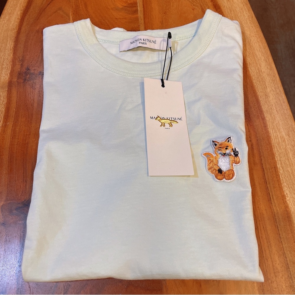 Maison Kitsune T-Shirt XS Mint Color